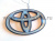 Toyota, светящаяся эмблема на решетку радиатора или крышку багажника, размер 90 x 135 мм.